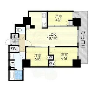 3LDK 間取り図