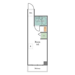 ワンルーム 間取り図
