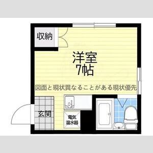 ワンルーム 間取り図