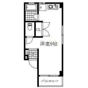 ワンルーム 間取り図