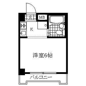 ワンルーム 間取り図