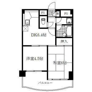 2DK 間取り図