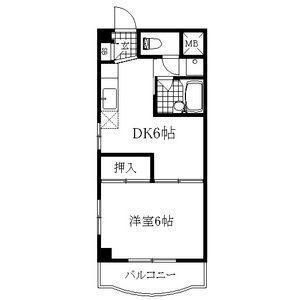 3DK 間取り図