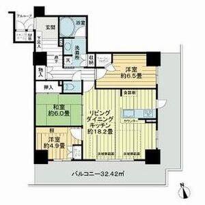 3LDK 間取り図
