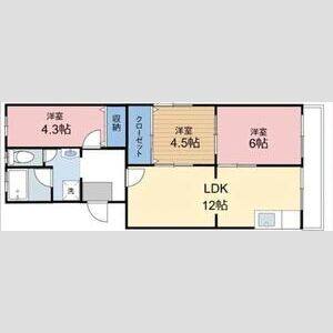 3LDK 間取り図