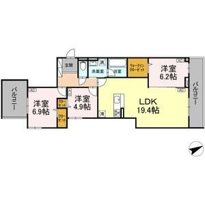 3LDK 間取り図