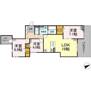 3LDK 間取り図