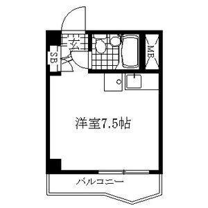 ワンルーム 間取り図