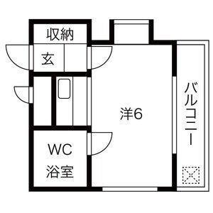 ワンルーム 間取り図