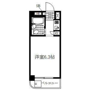 ワンルーム 間取り図