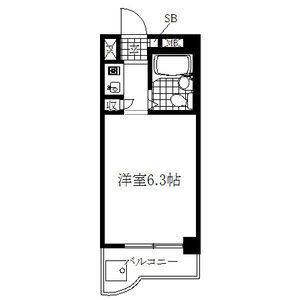 ワンルーム 間取り図