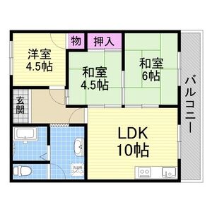 3LDK 間取り図