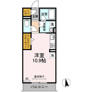 ワンルーム 間取り図