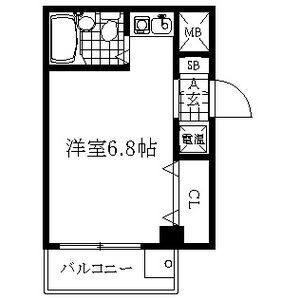ワンルーム 間取り図