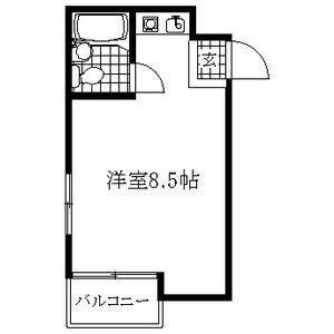 ワンルーム 間取り図