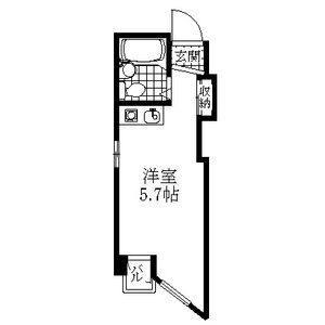 ワンルーム 間取り図
