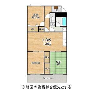 3LDK 間取り図