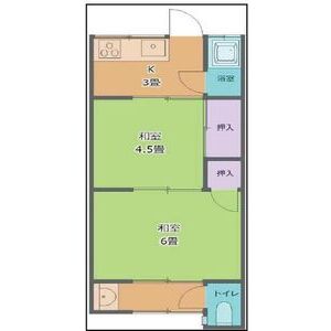 2K 間取り図