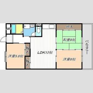 3LDK 間取り図