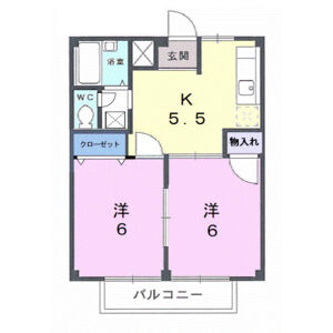 2K 間取り図