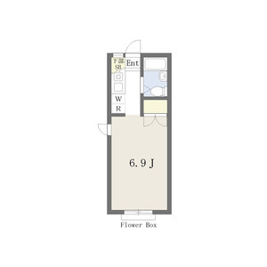 ワンルーム 間取り図