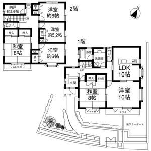 6LDK 間取り図