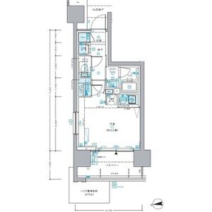 ワンルーム 間取り図
