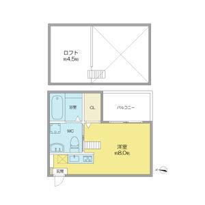 ワンルーム 間取り図