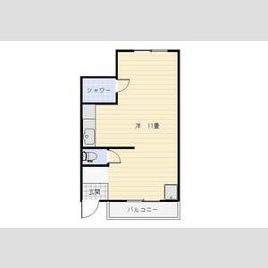 ワンルーム 間取り図