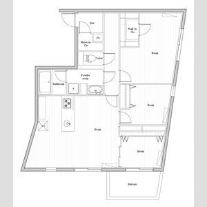 3LDK 間取り図