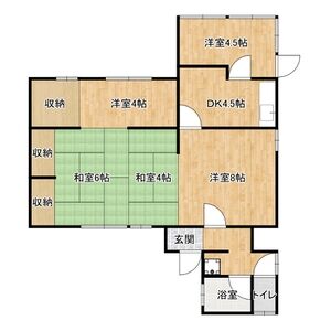 5DK 間取り図
