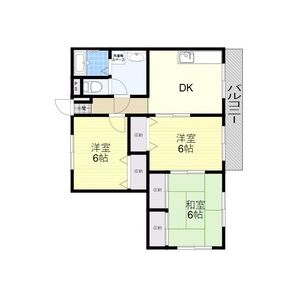 3DK 間取り図