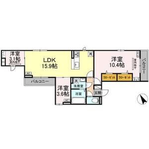 3LDK 間取り図