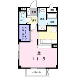 ワンルーム 間取り図