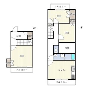 3LDK 間取り図