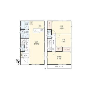 3LDK 間取り図