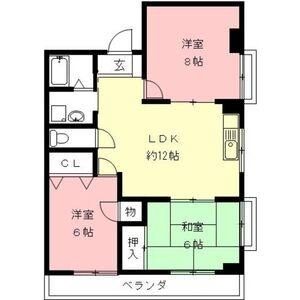 3LDK 間取り図