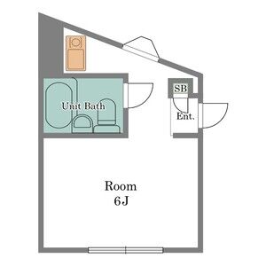 ワンルーム 間取り図
