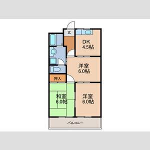 3DK 間取り図