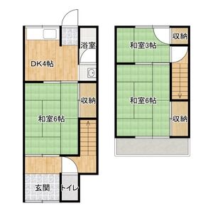 3DK 間取り図