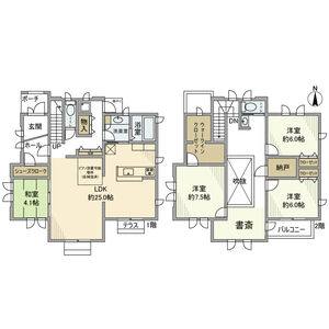 4LDK 間取り図