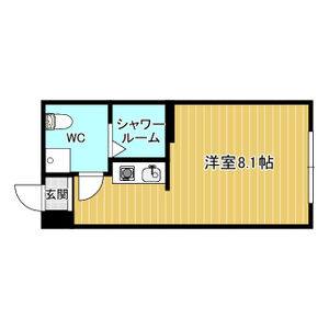 ワンルーム 間取り図