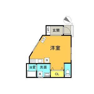 ワンルーム 間取り図