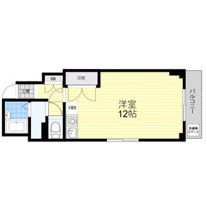 ワンルーム 間取り図