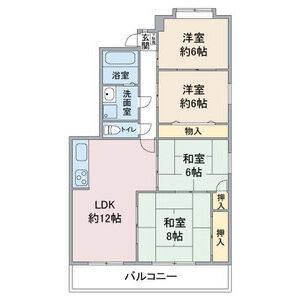 4LDK 間取り図