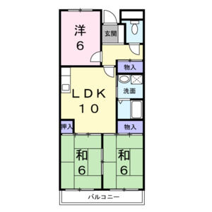 3LDK 間取り図