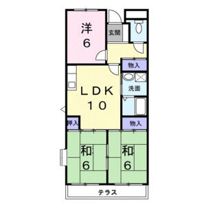 3LDK 間取り図