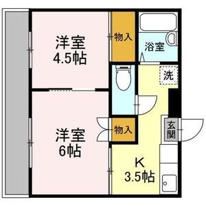 2K 間取り図