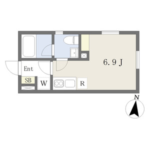 ワンルーム 間取り図