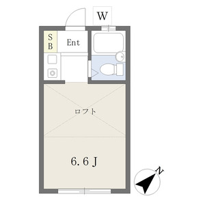 ワンルーム 間取り図